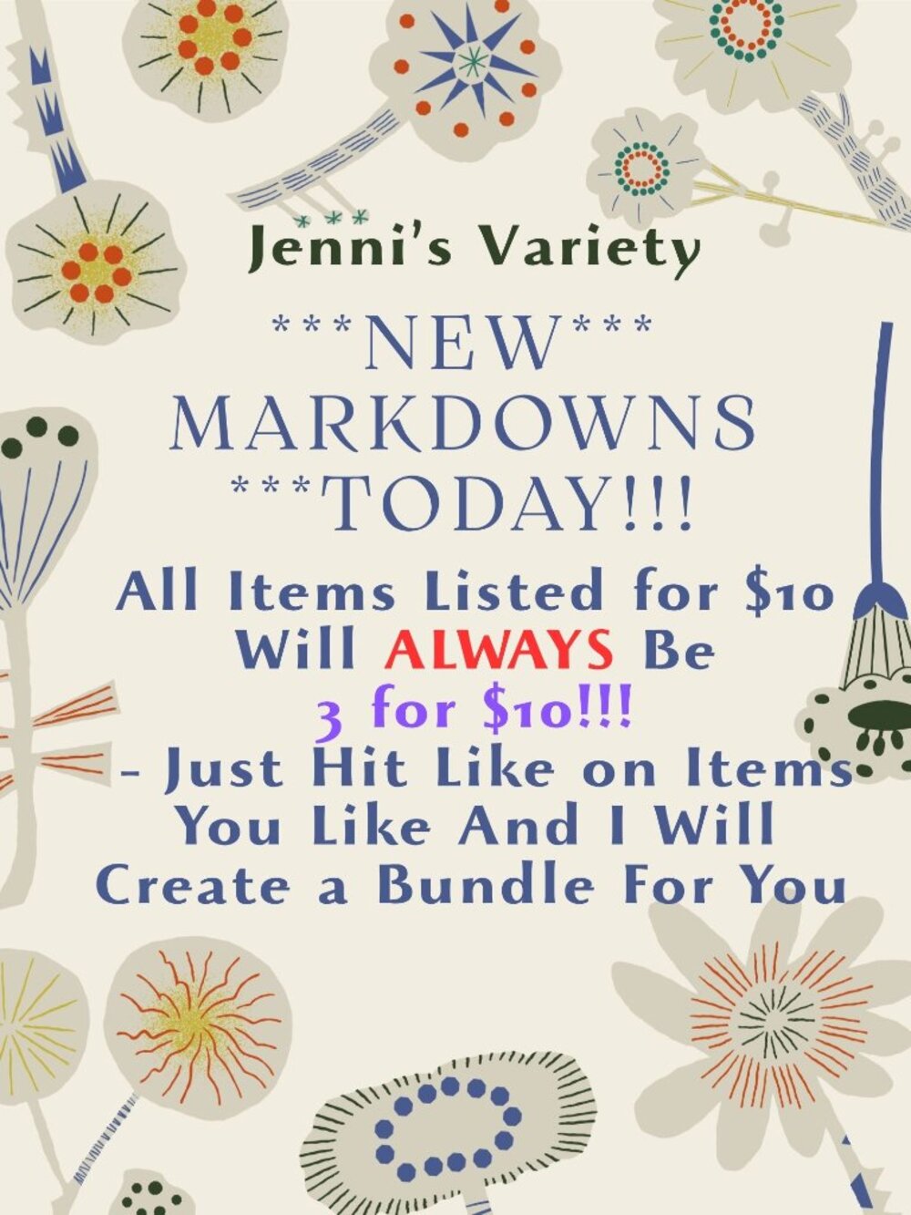 New Markdowns Just In!!! - Picture 1 of 1